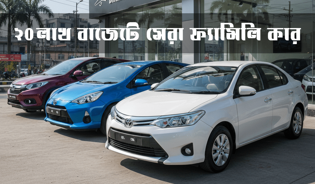 বাংলাদেশে ২০ লাখ টাকার বাজেটে সেরা ফ্যামিলি কার
