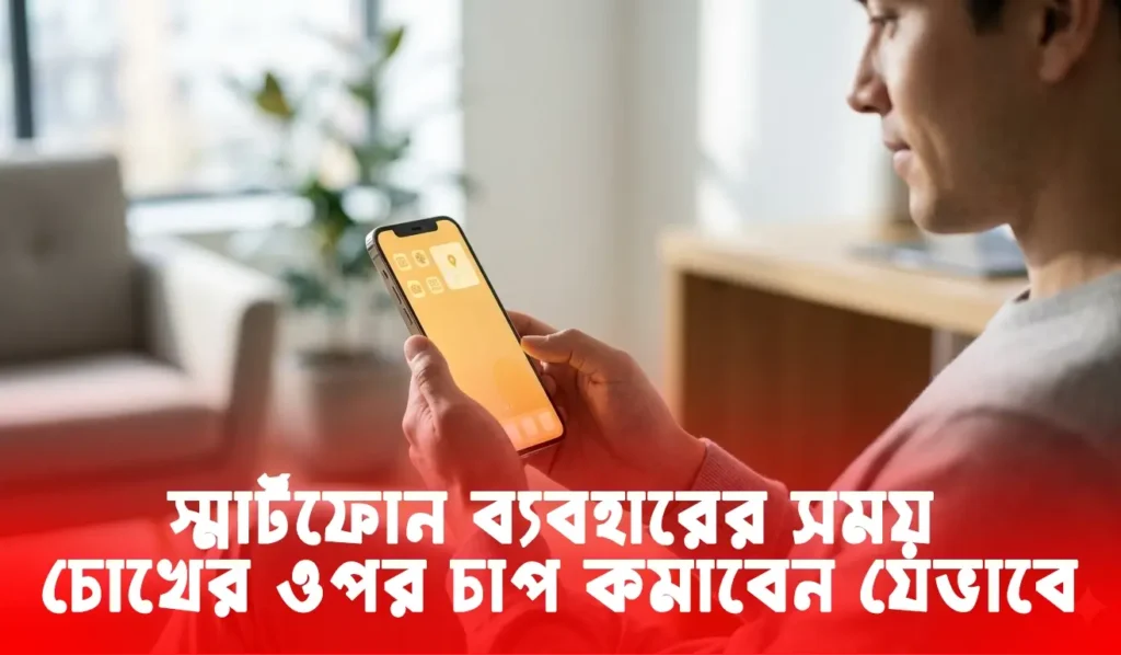 স্মার্টফোন ব্যবহারের সময় চোখের ওপর চাপ কমাবেন যেভাবে