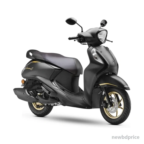 Yamaha Fascino 125 Fi Hybrid special matte black spl price in Bangladesh - official product photo