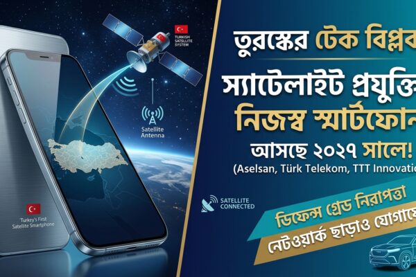 টেক বিশ্বে নতুন ধামাকা: নিজস্ব স্যাটেলাইট স্মার্টফোন আনছে তুরস্ক!