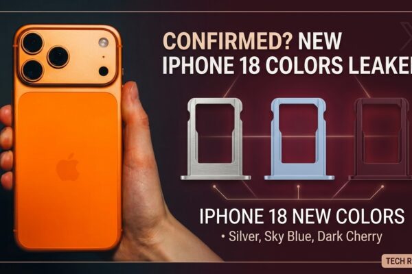 Leaked iPhone 18 Colors Hint at a Major Design Shift for Apple